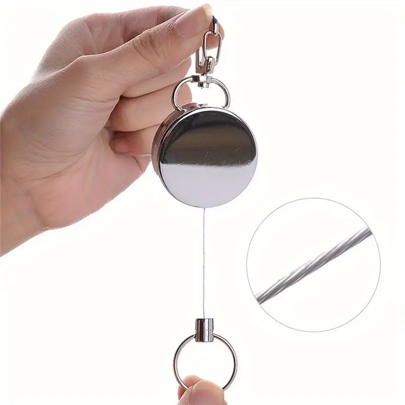 ANTI-LOST STEEL ROPE KEYCHAIN