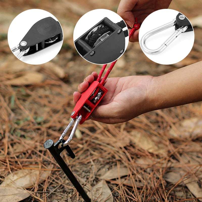 Portable Adjustable Fix Camping Rope  ( 2Meter )