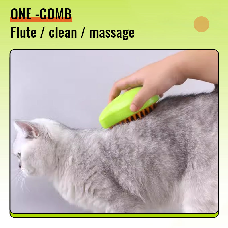 Cat Grooming Comb with Steam