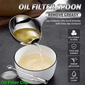 STAINLESS STEEL OIL FILTER SPOON