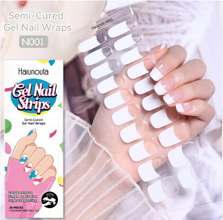 UV Gel Nail Stickers (Sheet of 20)